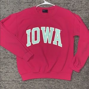 University of Iowa crew neck